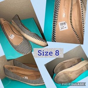 Women's Striped American Eagle Flats
